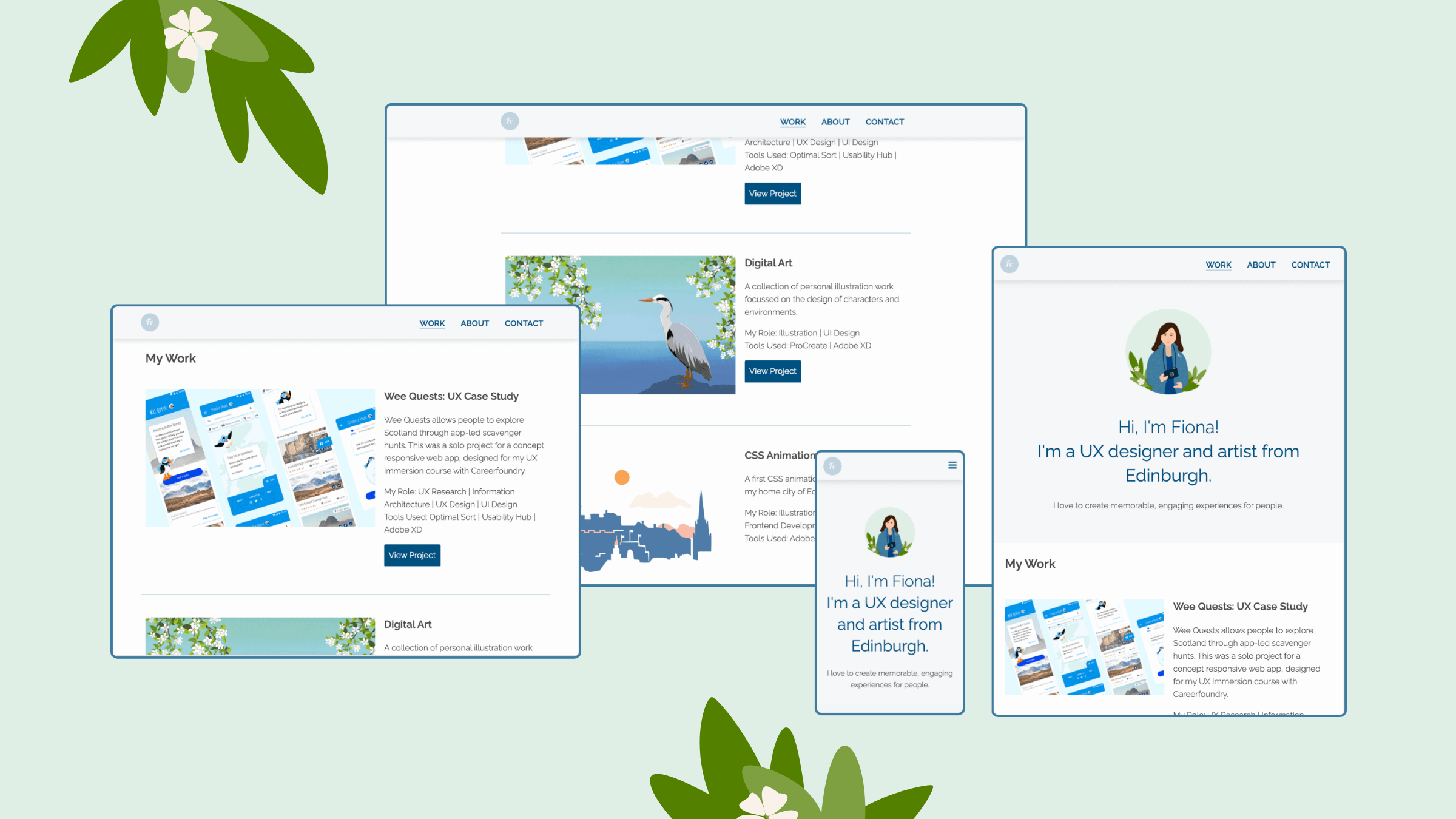 Portfolio Website Showcase